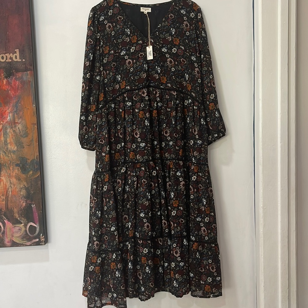 Bohemian style Flowey dress from world market.   Size small/medium.